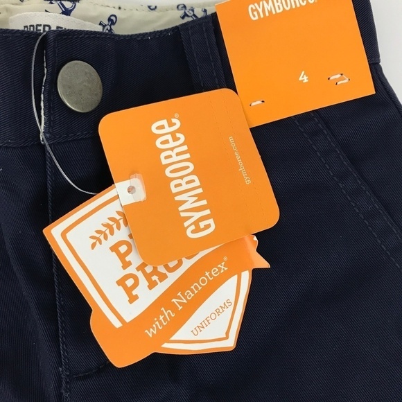 Gymboree Prep Fit Play Proof Blue Shorts Size 4 - Picture 3 of 4